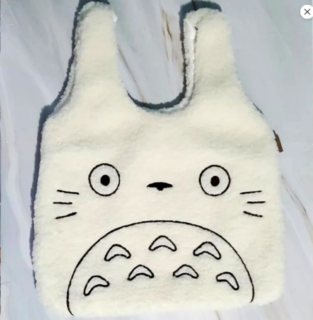 Studio Ghibli Fuzzy Totoro Mini Tote